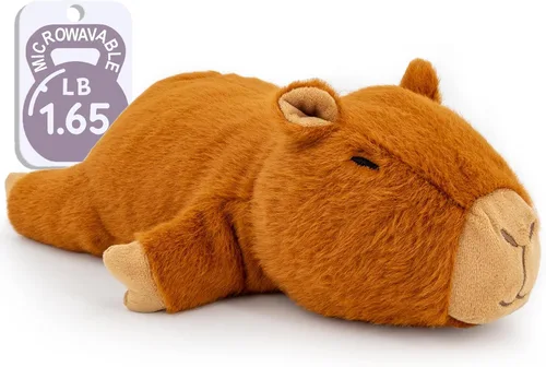 Miniatura 14 de Marysun Peluche de vaca de las Highlands para niños no apto para microondas marrón regalo para niñas y niños
