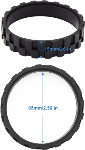 Miniatura 2 de Neumático de repuesto compatible con IRobot Roomba Wheels Series 500, 600, 700, 800, 900 e I3, I6, I7, E5, E6, J9 Neumático antideslizante de alta