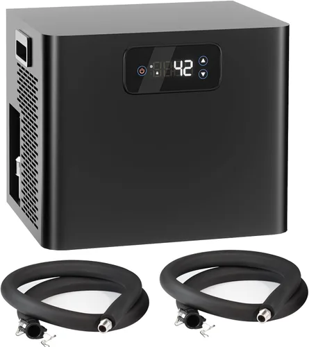 Enfriador de agua para baño de hielo para bañeras frías, enfriador de inmersión en frío mejorado de 1/3 HP con bomba y filtro incorporados, bomba