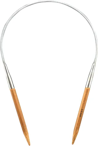 Miniatura 9 de Mdoker Aguja de tejer circular de bambú tamaño 4 24 pulgadas agujas de tejer circulares para tejer a mano DIY y cualquier proyecto de hilo de tejido