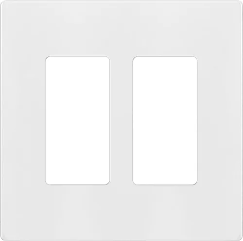 Miniatura 47 de ENERLITES Placas de pared decorativas sin tornillos, cubiertas de tomacorrientes seguras para niños, tamaño de 4 posiciones, 4.68" H x 8.30" L, Negro
