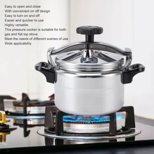 Miniatura 2 de Olla a presión de acero inoxidable, olla de presión inferior compuesta universal con válvulas de seguridad para cocinas de gas, placas de cocina
