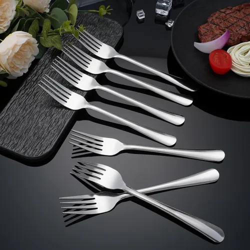 Miniatura 3 de Juego de 36 Piezas de Tenedores de Cena - Tenedores de Cubiertos de Acero Inoxidable Windsor de 7.1 Pulgadas Aptos para Lavavajillas para 36