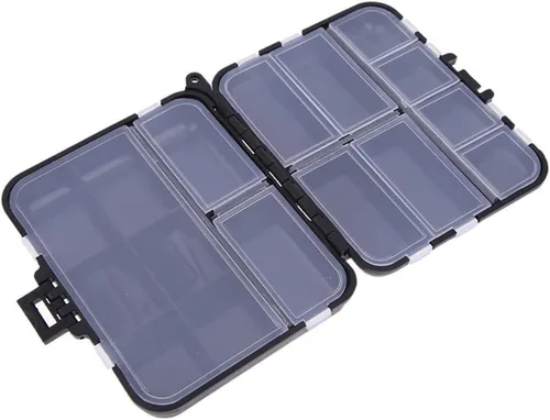 Miniatura 2 de VALINK Tacke de pesca portátil señuelo cuchara gancho cebo aparejos caja de almacenamiento impermeable contenedor para accesorios de pesca