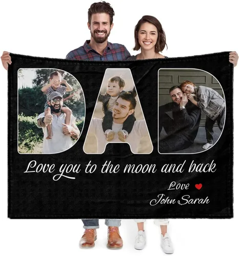 Miniatura 8 de Manta personalizada con imagen, regalo personalizado para mejores amigas, mejores amigas, hermanas, mejores amigas, manta de franela súper suave