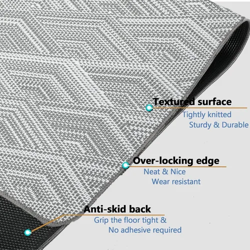 Miniatura 2 de Tapete para silla para suelo de madera dura y azulejos, 36" x 48" resistente para silla de oficina para sillas rodantes, fácil deslizamiento