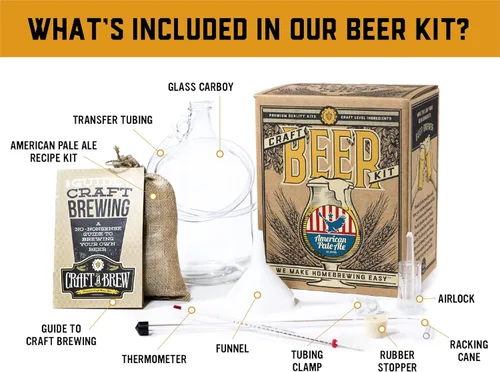 Miniatura 4 de Craft A Brew - American Pale Ale - Kit de elaboración de cerveza - Haz tu propia cerveza artesanal - Equipo completo y suministros - Kit de inicio