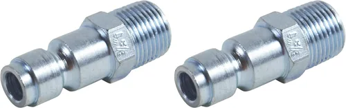 Miniatura 2 de Metabo HPT Tapón de aire automotriz, tamaño del cuerpo de 3/8", acero chapado en zinc, tamaño de rosca macho de 3/8" (115303M)