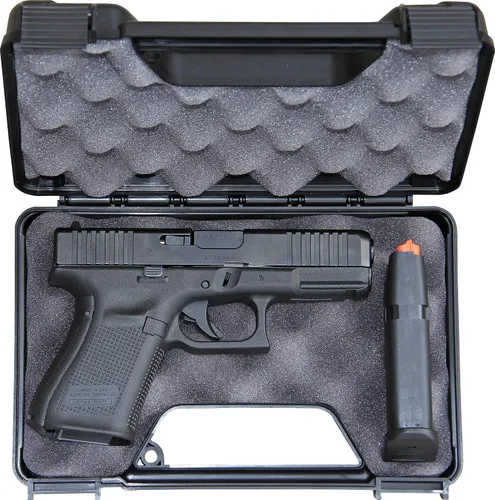 Miniatura 3 de MTM 803R - Estuche para pistola individual de hasta 3 pulgadas, fabricado en Estados Unidos, negro