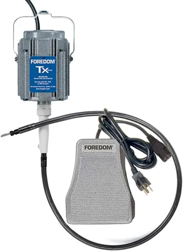 Foredom Motor colgante con control de pie de metal, M.TX-SXR