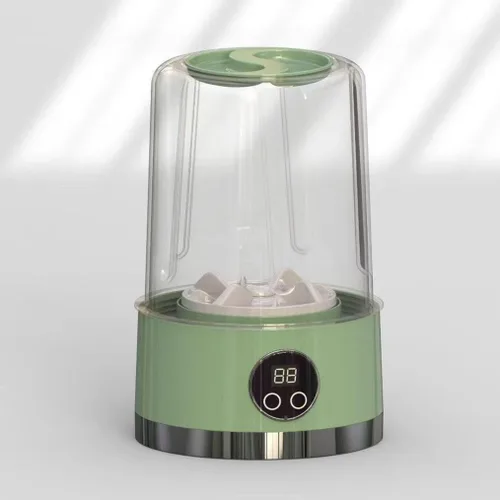 Lavadora de ropa interior, mini lavadora mejorada 2026, portátil, recargable, inalámbrica, mini lavadora, taza de lavandería para brasier, ropa Verde