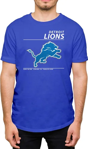 Miniatura 8 de Hybrid Sports NFL - Team Logo and Stats - Adult Unisex Short Sleeve Fan T-Shirt for Men and Women - Officially Licensed rojo