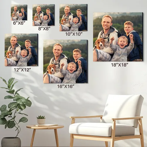 Miniatura 3 de Azulejos de fotos personalizados, marcos de fotos personalizados para pegar en la pared, marcos de fotos, collage de decoración de pared, imagen