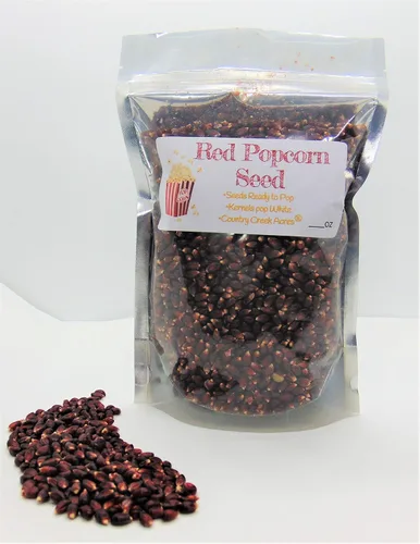 Semilla de palomitas de maíz rojas de 4 onzas, granos de maíz sin reventar, palomitas de maíz grandes de mariposa, producto versátil, hace que sea