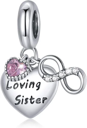 BISAER Dijes de plata de ley 925 para pulseras de gato taza de café rosa cuentas de animales joyería de regalo para mujeres Plata esterlina