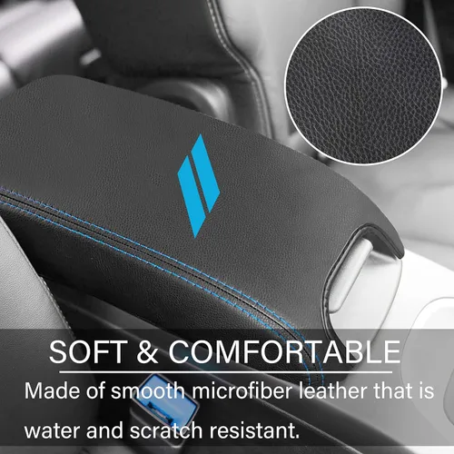 Miniatura 2 de YOSRTER - Funda para el reposabrazos de la consola central para Dodge Journey, accesorios 2011-2018 2019 2020, de piel antiarañazos