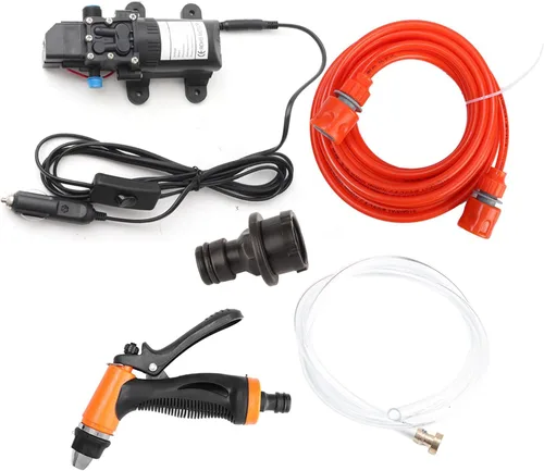 Pulverizador eléctrico portátil de 12 V para lavadora de autos – Lavadora de vehículos de alta presión de 80 W para automóviles, SUV y limpieza al