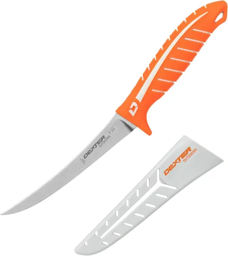 Miniatura 15 de Dexter Outdoors Dextreme Cuchillo flexible de filete de 8 pulgadas de doble filo Incluye funda