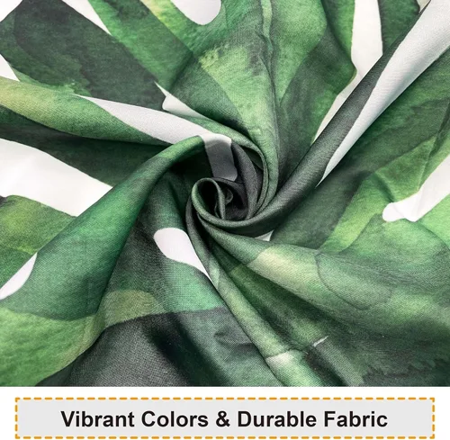 Miniatura 3 de Baccessor Cortina de Ducha de Planta Verde Tropical Impermeable Lavable de Tela Decoración de Baño de Verano Botánica Hoja de Banana Monstera Hoja