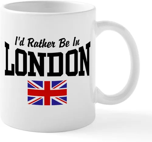 Miniatura 19 de CafePress Born American, British By Hea Taza de café de cerámica de 11 oz (11.0 fl oz)