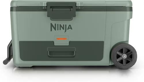 Miniatura 14 de Ninja Enfriador Enfriador FrostVault de 45QT con ruedas Aislado con cajón de almacenamiento Temp Dry Mantiene el hielo frío durante días