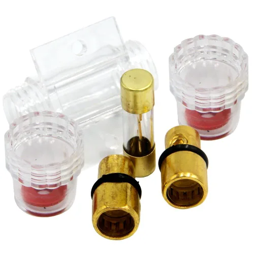 Miniatura 3 de ZOOKOTO Bloque de fusibles AGU en línea de 100 amperios para cable de calibre 4/8/10, 2