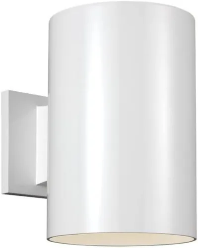 Miniatura 4 de Generation Lighting 8313897S-15 - Farol de pared LED pequeño para exteriores, color blanco