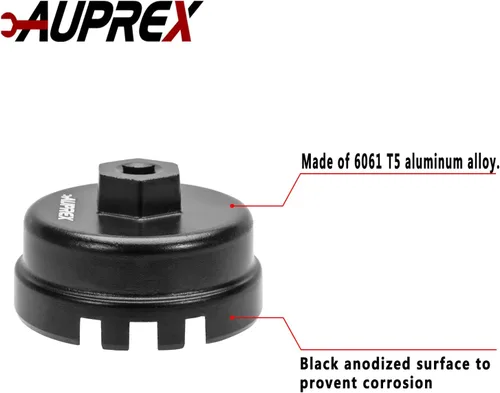 Miniatura 5 de AUPREX Herramienta de llave de filtro de aceite para Toyota Corolla, Prius, Prius Prime, Prius V, Matrix, CT200h, Scion iM/iQ/xD con motores de 1.8