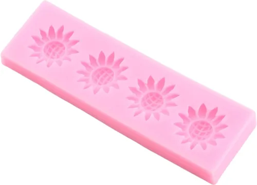 Miniatura 9 de Moldes de silicona para fondant de girasol para decoración de tartas, decoración de cupcakes, caramelo y goma de mascar de chocolate, arcilla