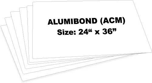 Miniatura 12 de Alumibond - Letrero de metal en blanco (paquete de 5), hecho de placa de chapa de Alumibond para crear letreros personalizados de metal o calle al
