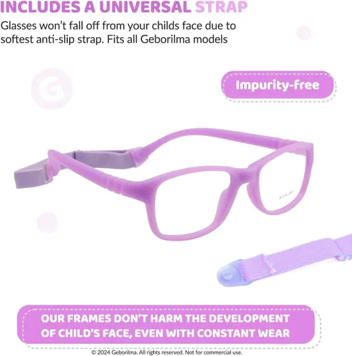 Miniatura 16 de Unbreakable Eyeglasses for Kids Flexible Glasses - Kids Prescription Sports Glasses 4-7 years