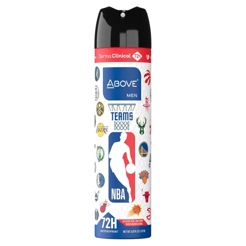 Miniatura 7 de Above NBA - Desodorante antitranspirante en aerosol para hombres CHAMPION EDITION Protección contra el sudor y el olor 72H Desodorante