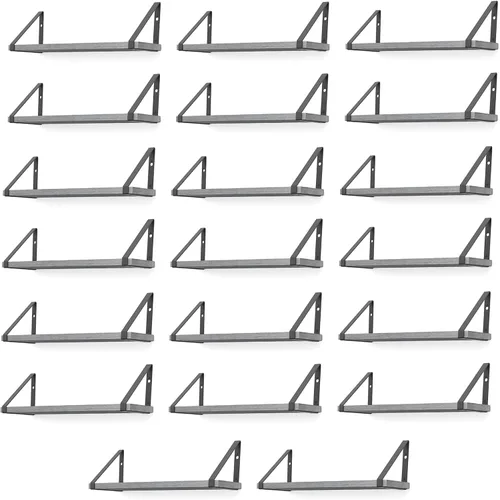 Miniatura 19 de Wallniture Ponza - Estante flotante de pared de 17 x 4.5 pulgadas, estantes pequeños de madera para almacenamiento en la pared, estante montado