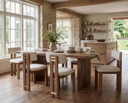 Miniatura 7 de RIVOVA Juego de 2 sillas de comedor de cocina, sillas de comedor modernas tapizadas, respaldo curvado, silla de comedor tapizada de lino con patas