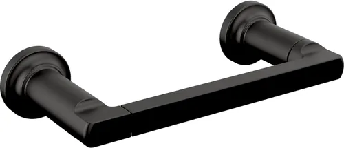 Delta Soporte de papel higiénico giratorio | Negro mate | Soporte de pared | Accesorios de baño Tetra