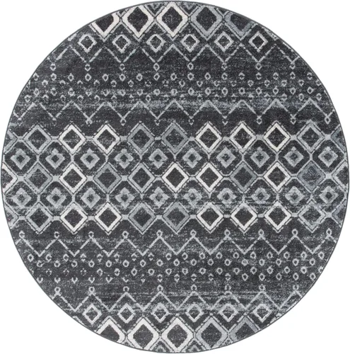 Miniatura 60 de SAFAVIEH Amsterdam Collection Alfombra Decorativa - 2.3 pies x 4 pies, Negro & Multi, Diseño Marroquí Bohemio, Sin Desprendimiento y Fácil Cuidado