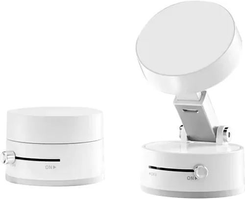 Miniatura 9 de Soporte de teléfono ajustable con interruptor de encendido/apagado, rotación de 360°, plegable y portátil, con soporte de teléfono multiusos