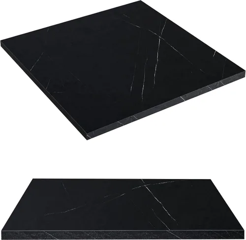 Miniatura 7 de Kaboon Mesa universal de 24 x 24 pulgadas, paquete de 2, solo encimera reversible de melamina, uso doméstico o comercial en interiores, 1 pulgada