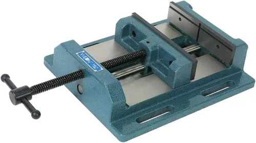 Miniatura 7 de Morsa de banco de perfil bajo Wilton para prensa de perforación, 4" de ancho de mandíbula, 4" de apertura de mandíbula, 1-1/2" de profundidad