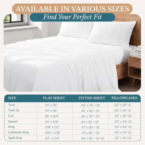 Miniatura 6 de Casa Platino - Juego de sábanas King, sábanas de microfibra cepilladas prelavadas, ropa de cama suave y acogedora, juego de 4 piezas, ropa de cama