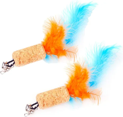 Miniatura 11 de Paquete variado de 2 juguetes para gatos, juguetes interactivos para gatos, juguetes para gatitos, los mejores juguetes para gatos para ejercicio