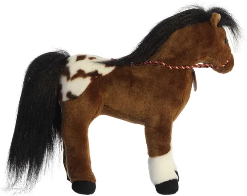 Miniatura 4 de Aurora® Exquisito animal de peluche Breyer® Showstoppers Appaloosa - Detalles realistas - Juego imaginativo - Marrón 13 pulgadas