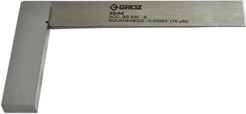 Miniatura 3 de Groz 01012 Juego de escuadras de acero, 3 piezas