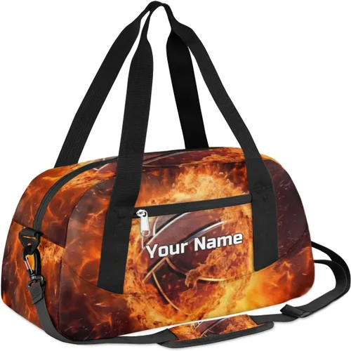 Miniatura 2 de Bolsa de lona personalizada para niños, bolsa de deporte para baile, gimnasio, bolsa de deporte, maletas para niños, bolsa de entrenamiento de viaje