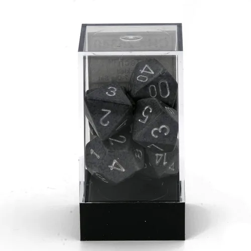 Miniatura 2 de DND - Juego de dados Chessex D&D de 0.630 in de plástico poliédrico moteados de alta tecnología, dados de mazmorras y dragones, incluye 7 dados – D4