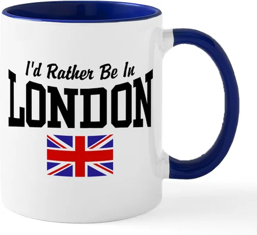 Miniatura 9 de CafePress Born American, British By Hea Taza de café de cerámica de 11 oz (11.0 fl oz)