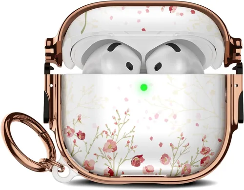 Miniatura 21 de Maxjoy para Funda Linda de AirPods 2 (2019) con Bloqueo de Seguridad, Compatible con Funda de AirPod de 2ª Generación de Mármol para Mujeres