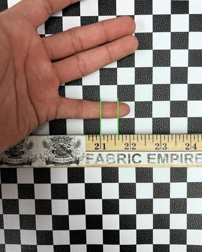 Miniatura 3 de Tapicería de vinilo en relieve de tela de carreras de damas de 54 pulgadas de ancho vendido por yarda