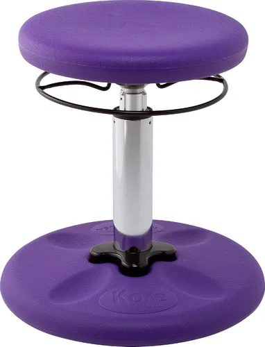Miniatura 14 de Kore - Silla de altura ajustable, asiento activo para niños, adolescentes: Mejor que una pelota de equilibrio, asientos flexibles para aula. Verde