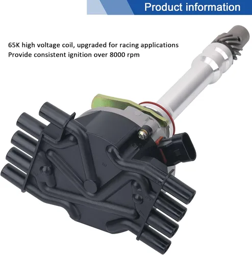 Miniatura 6 de Distribuidor de encendido AiYiGu compatible con 1996-2002 Chevy GMC Cadillac Isuzu Vortec V8 5.0L 5.7L 305 350, reemplazo 93441558 1104058 1257042